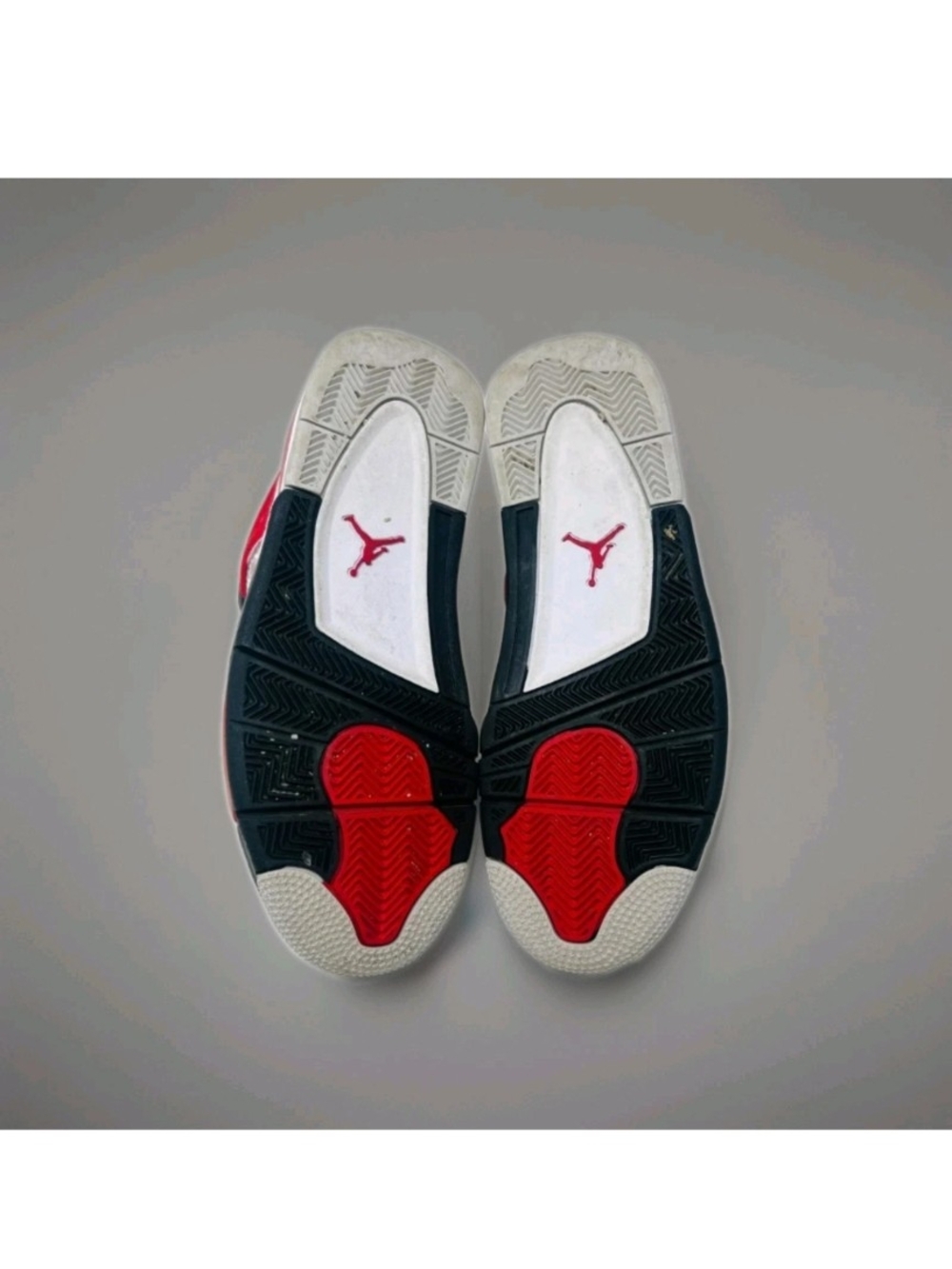 Jordan 4 IV Retro Red Cement White Black DH6927-161 Men's 9.5 Og All - Picture 6 of 14
